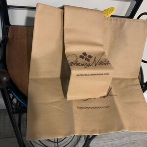 Patricia Nash HANDBAG STORAGE COVER DUST BAG Small Size 12.5" x 12.5" NEW NWOT